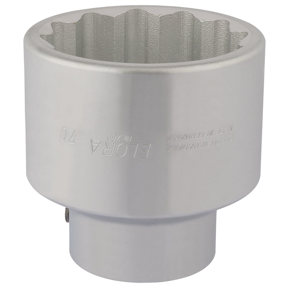 Draper 67426 Elora Bi-Hexagon Socket, 1" Sq. Dr., 70mm
