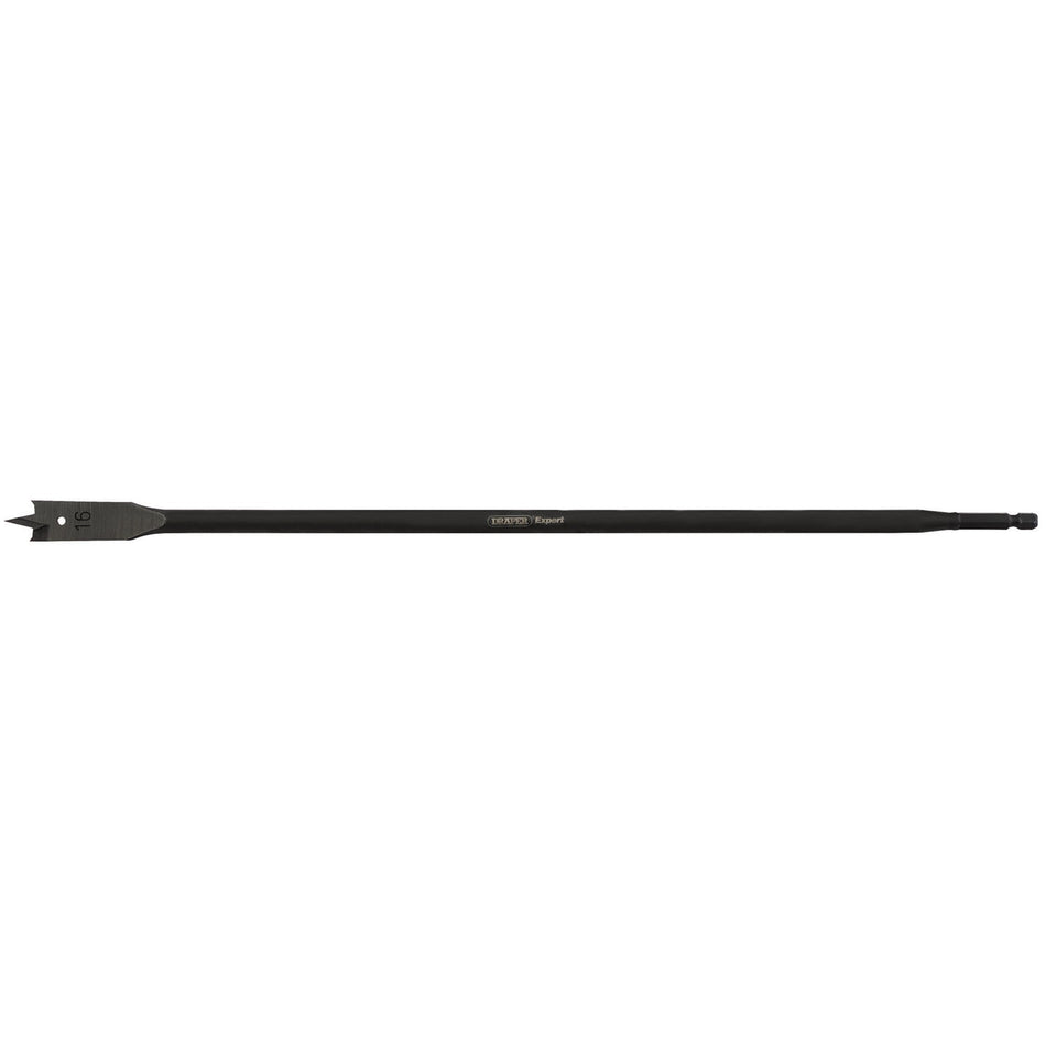 Draper 67438 Extra Long Flat Wood Bit, 405mm, 16mm