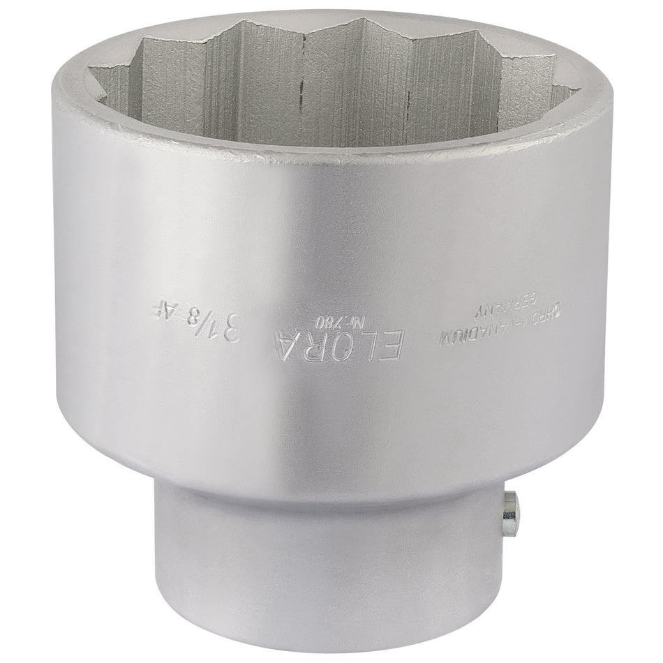 Draper 67509 Elora Bi-Hexagon Socket, 1" Sq. Dr., 3.1/8"