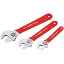 Draper 67634 Draper Redline Soft Grip Adjustable Wrench Set (3 Piece)