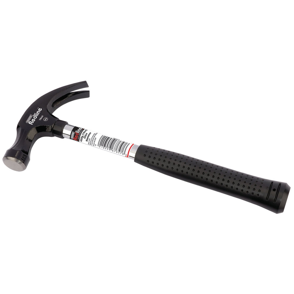 Draper 67657 Claw Hammer with Steel Shaft, 450g/16oz
