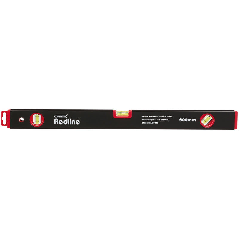 Draper 68016 Draper Redline Box Section Level, 600mm