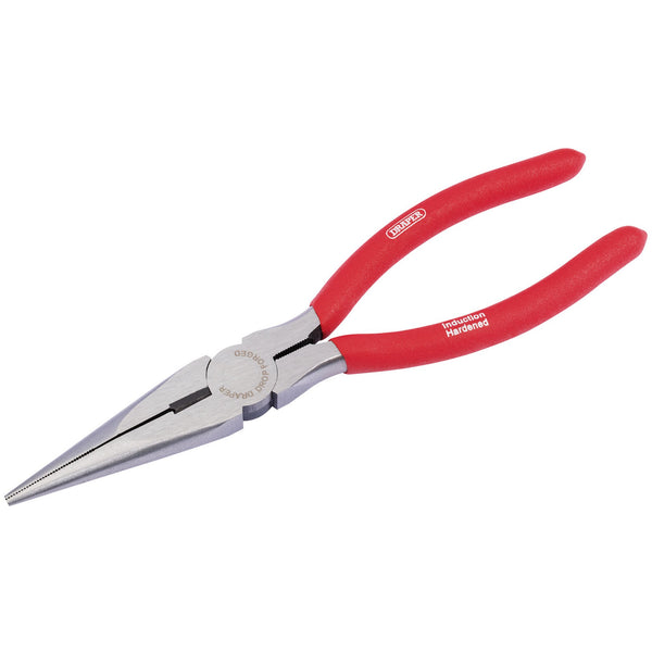Draper 68238 Long Nose Plier with PVC Dipped Handle, 200mm