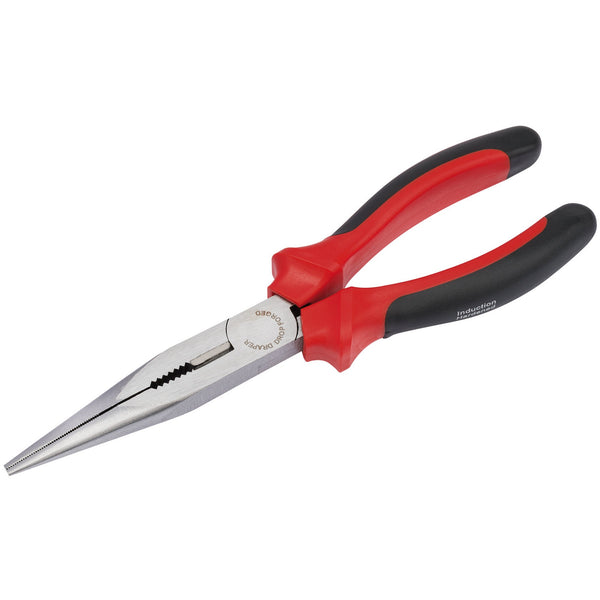 Draper 68300 Heavy Duty Long Nose Pliers with Soft Grip Handles, 200mm