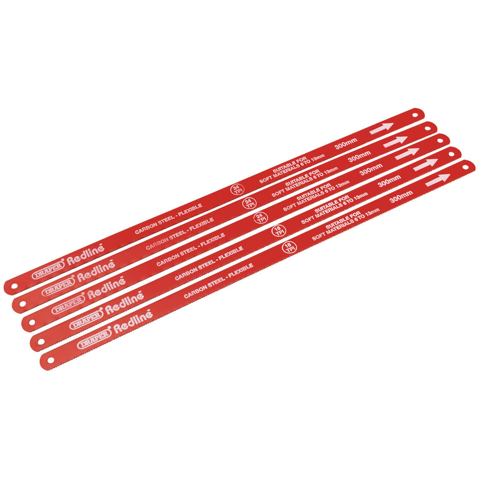 Draper 68414 Hacksaw Blades, 300mm (Pack of 5)