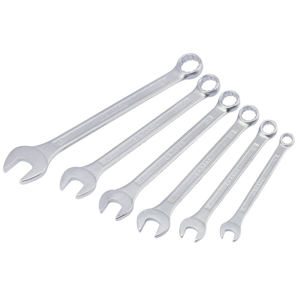 Draper 68478 Draper Redline Metric Combination Spanner Set, 8 - 17mm (6 Piece)