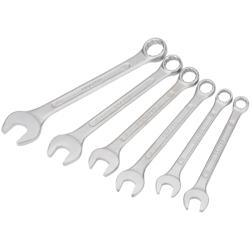 Draper 68479 Draper Redline Metric Combination Spanner Set, 10 - 17mm (6 Piece)