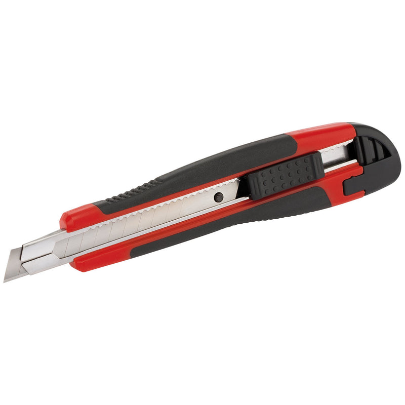 Draper 68666 Soft-Grip Retractable Trimming Knife, 9mm