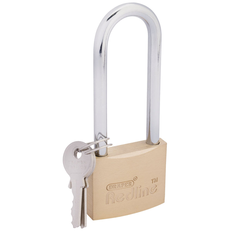 Draper 68673 Padlock, Long Shackle, 40mm