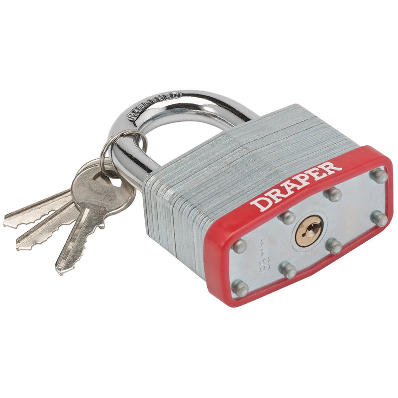 Draper 68807 Laminated Steel Padlock, 65mm