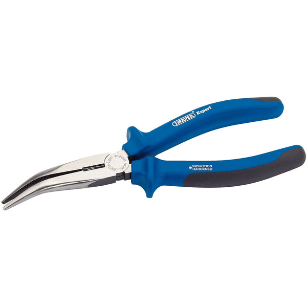 Draper 68889 Heavy Duty Soft Grip Bent Nose Pliers, 200mm
