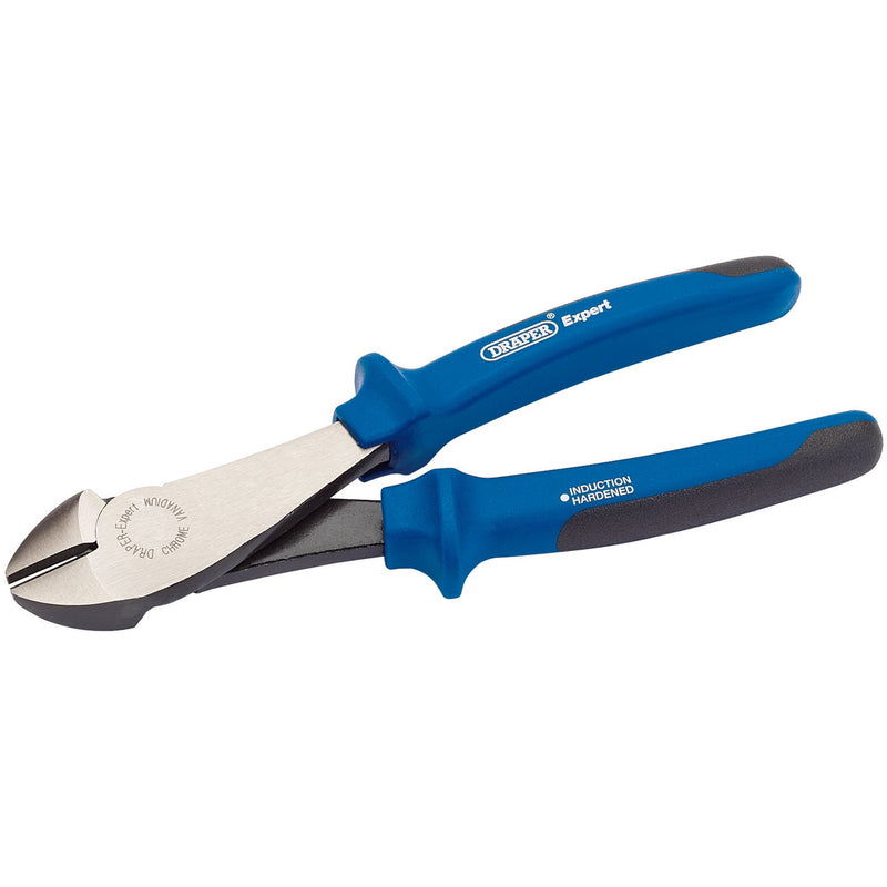 Draper 68893 Heavy Duty Soft Grip High Leverage Diagonal Side Cutter, 180mm