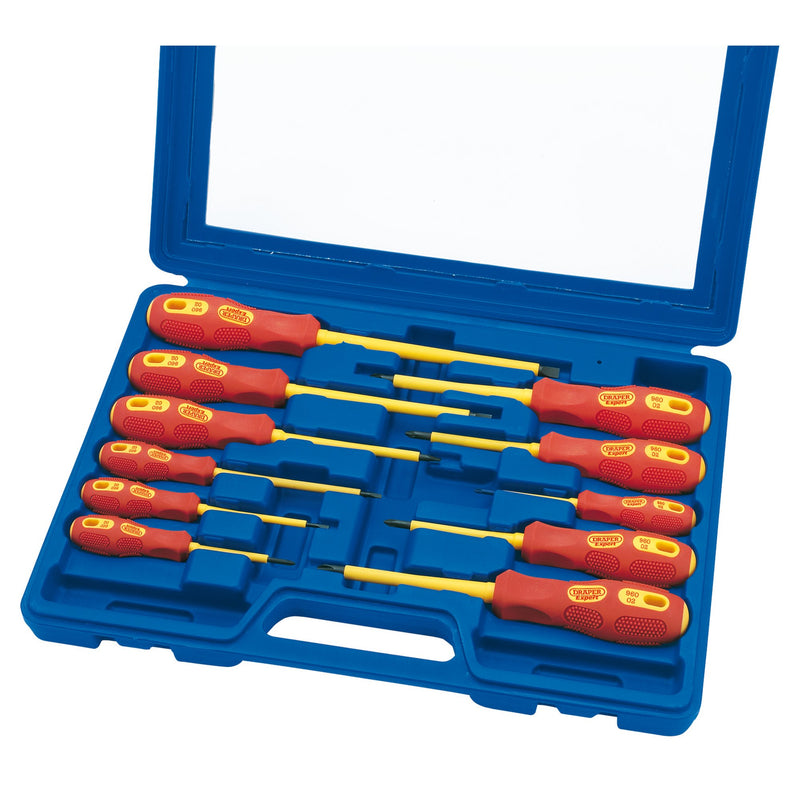 Draper 69234 VDE Approved Fully Insulated Screwdriver Set (11 Piece)