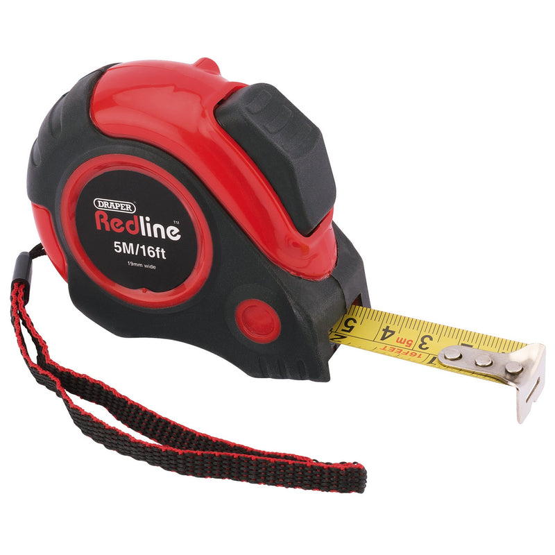 Draper 69495 Draper Redline Measuring Tape, 5m/16ft