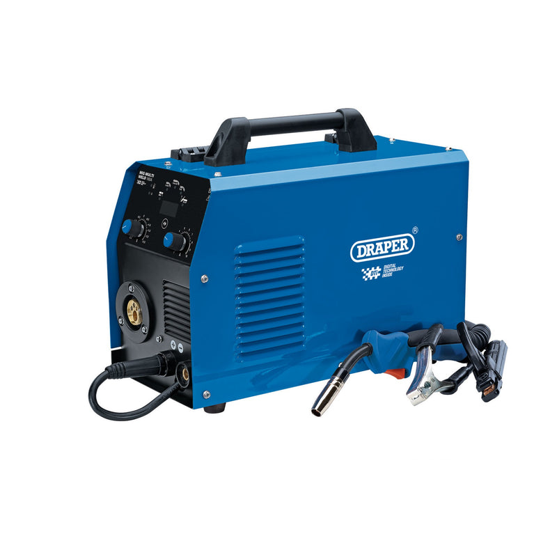Draper 70047 Gas/Gasless MIG Inverter Multi-Welder Dti, 160A
