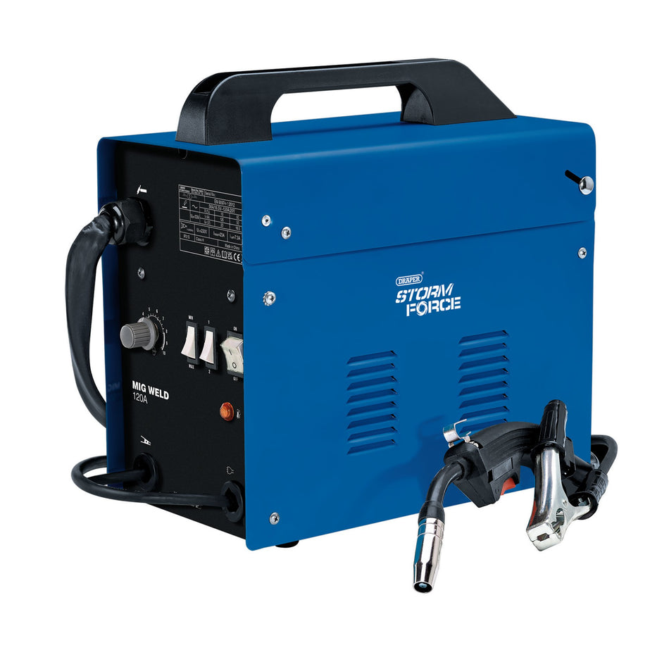 Draper 70051 Draper Storm Force® Gasless MIG Welder, 120A