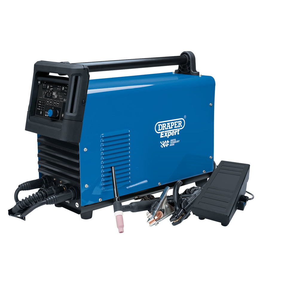 Draper 70052 High Frequency AC/DC TIG/MMA Aluminium Welder Dti, 200A