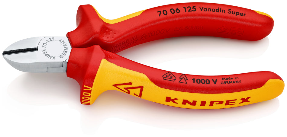 KNIPEX 70 06 125 DIAGONAL CUTTING NIPPERS