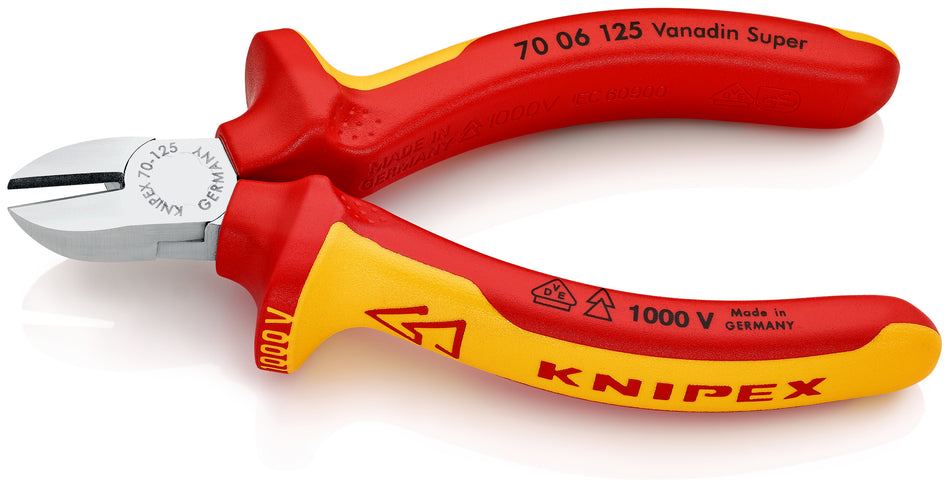 KNIPEX 70 06 125 DIAGONAL CUTTING NIPPERS