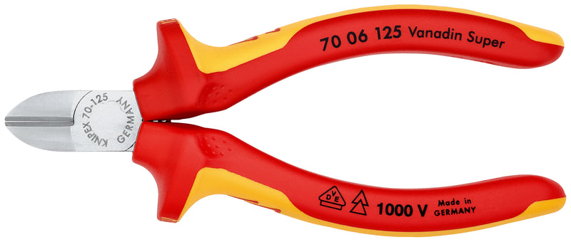 KNIPEX 70 06 125 DIAGONAL CUTTING NIPPERS