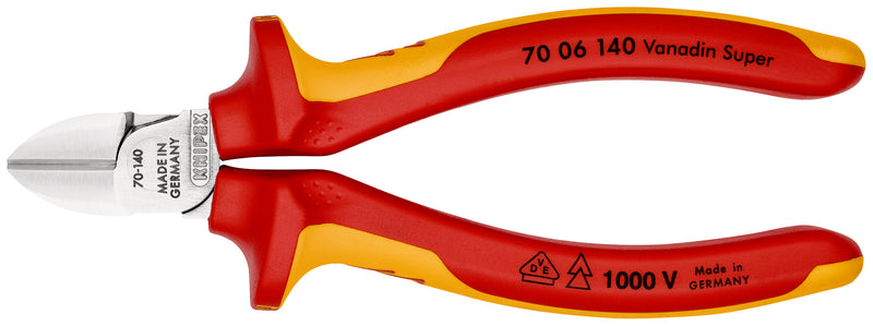 KNIPEX 70 06 140 DIAGONAL CUTTING NIPPERS