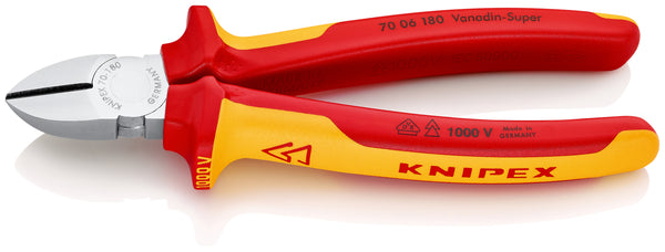 KNIPEX 70 06 180 DIAGONAL CUTTING NIPPERS