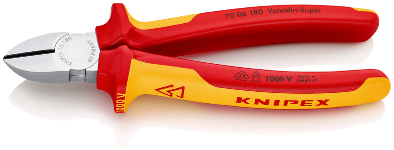 KNIPEX 70 06 180 DIAGONAL CUTTING NIPPERS