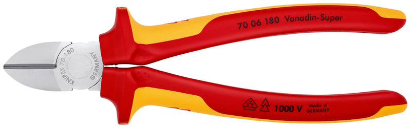 KNIPEX 70 06 180 DIAGONAL CUTTING NIPPERS