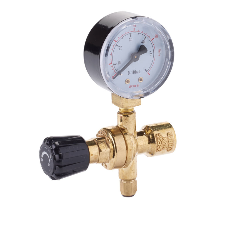 Draper 70135 MIG Gas Bottle Regulator Disposable Cylinder 1 Gauge