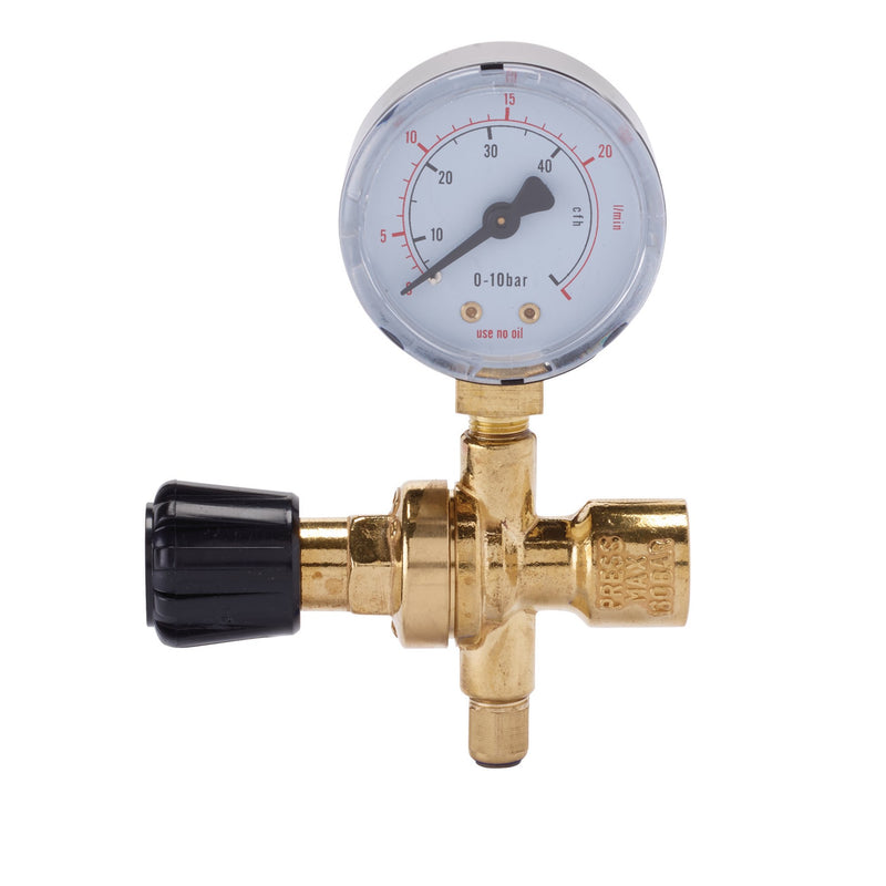 Draper 70135 MIG Gas Bottle Regulator Disposable Cylinder 1 Gauge