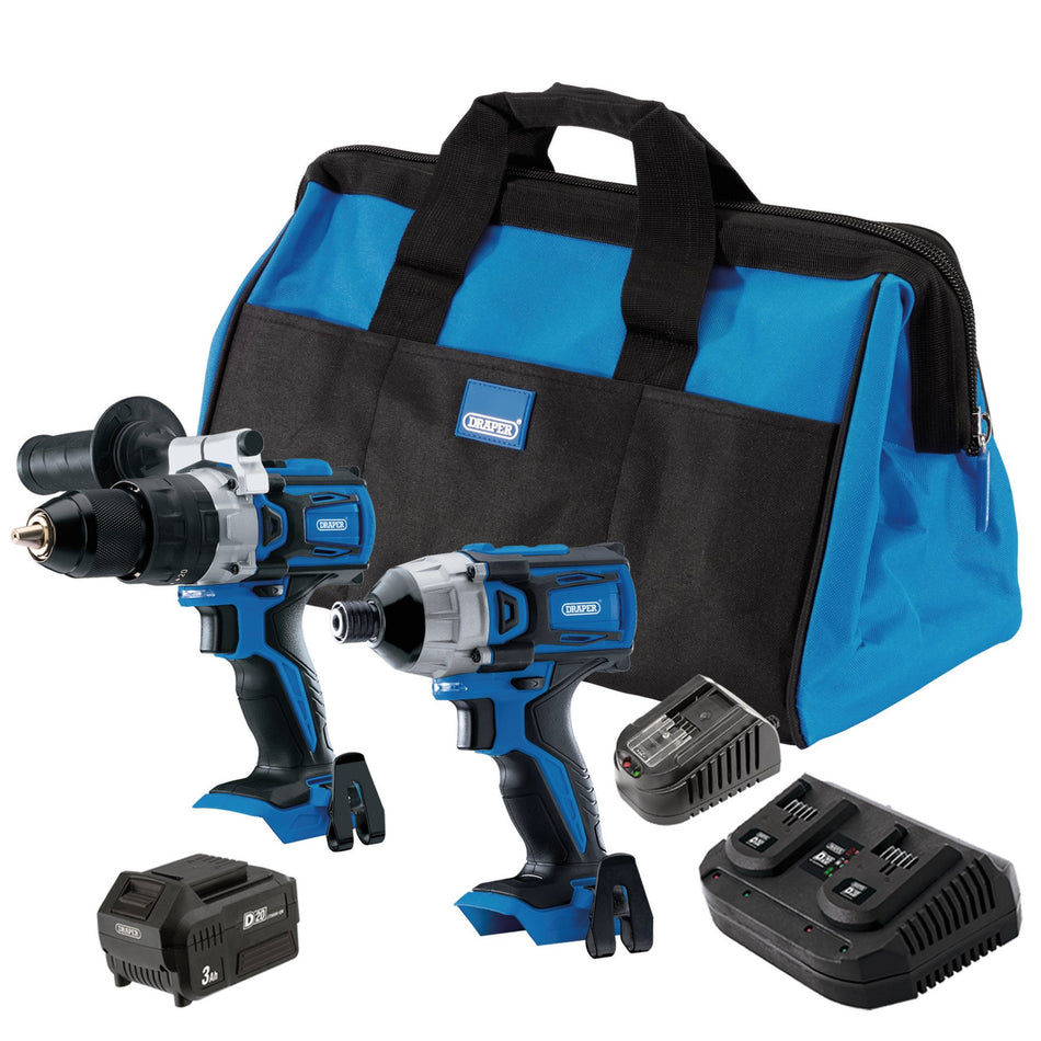 Draper 70367 D20 Combi/Driver Kit 4.0 + 3.0