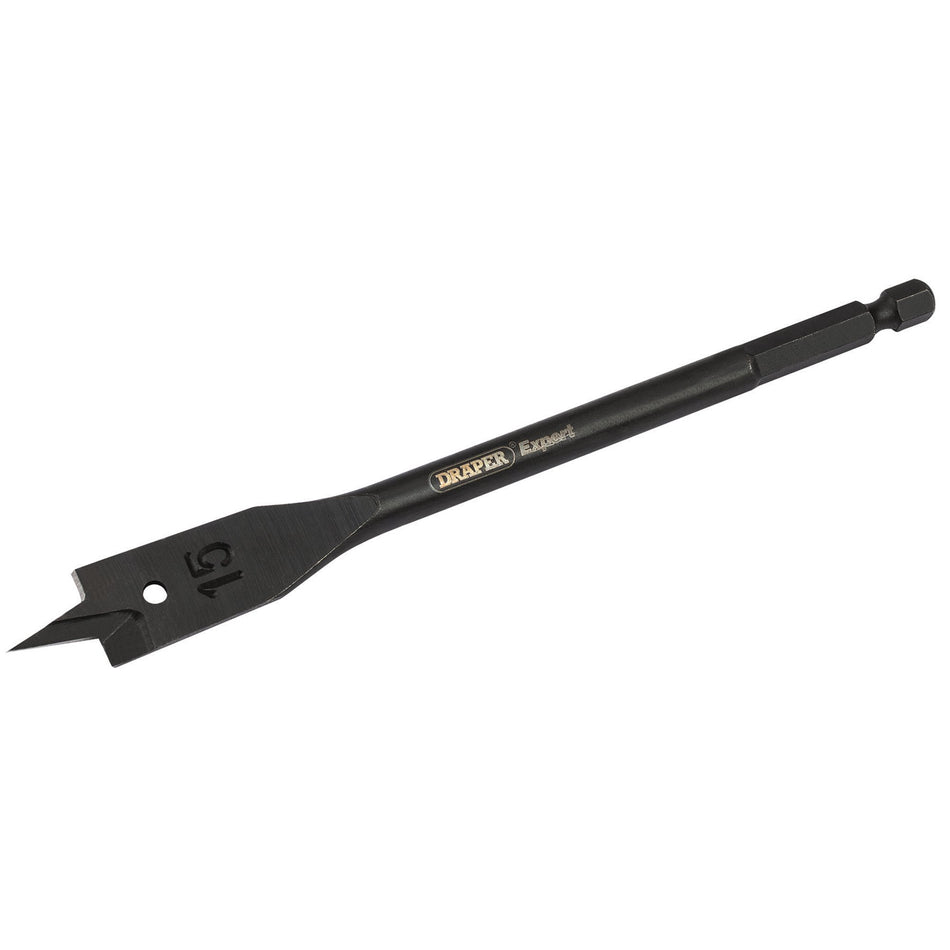 Draper 70414 Flat Wood Bit, 15mm