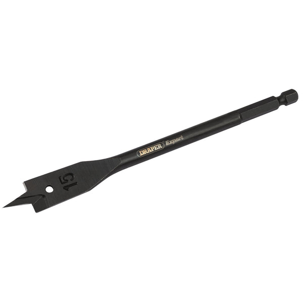 Draper 70414 Flat Wood Bit, 15mm