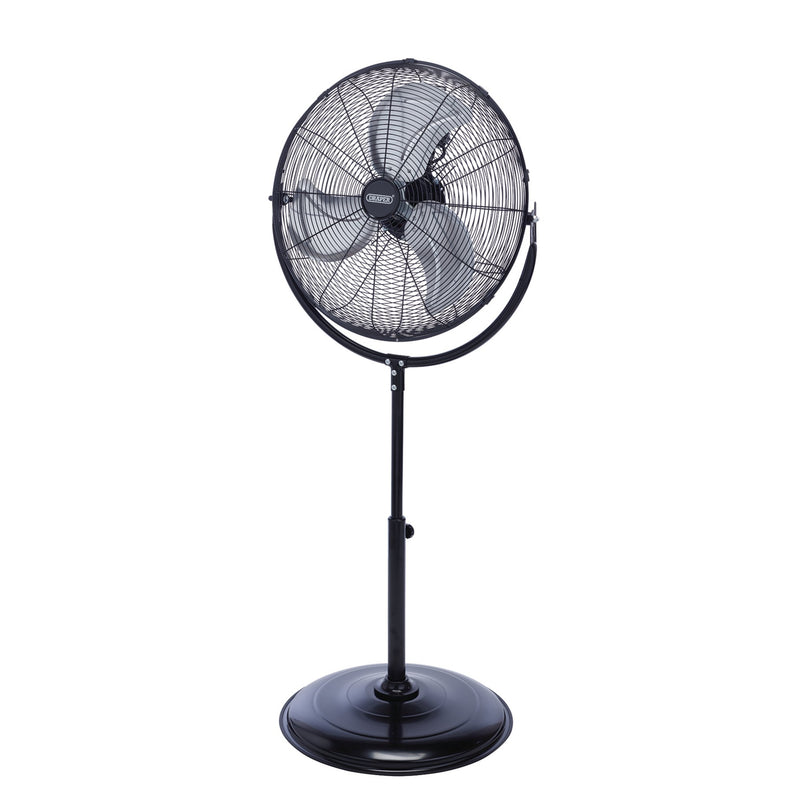 Draper 70430 230V Pedestal Fan, 20"/500mm, 120W