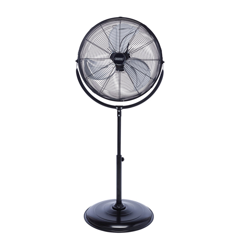 Draper 70430 230V Pedestal Fan, 20"/500mm, 120W