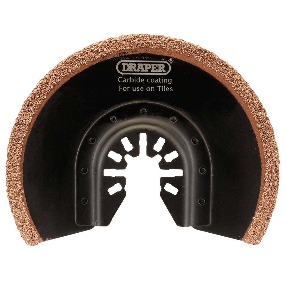 Draper 70470 Oscillating Multi-Tools Carbide Coated Cutting Blade, 88mm