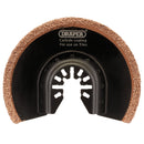 Draper 70470 Oscillating Multi-Tools Carbide Coated Cutting Blade, 88mm