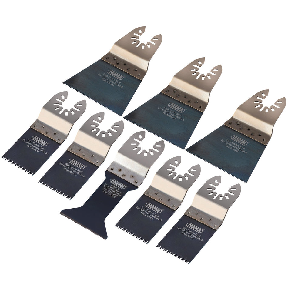 Draper 70483 Oscillating Multi-Tool Blade Set (8 Piece)