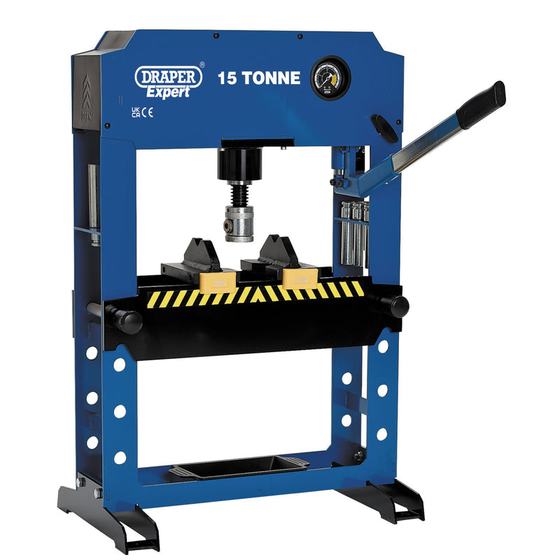 Draper 70563 Draper Expert Hydraulic Bench Press, 15 Tonne