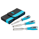 OX Tools OX-P371203 Pro 3 Piece Wood Chisel Set in Velcro Case
