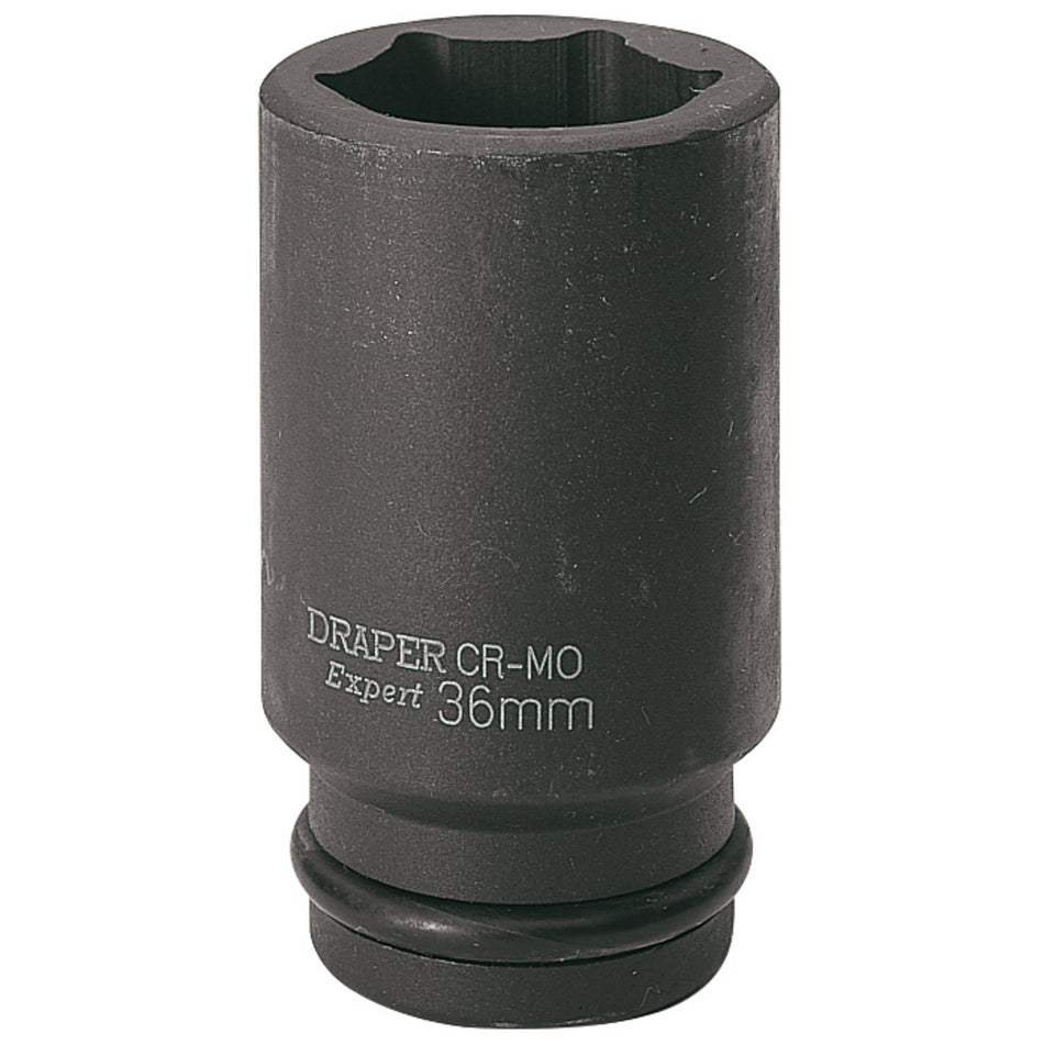 Draper 71940 HI-TORQ® 6 Point Deep Impact Socket, 3/4" Sq. Dr., 36mm