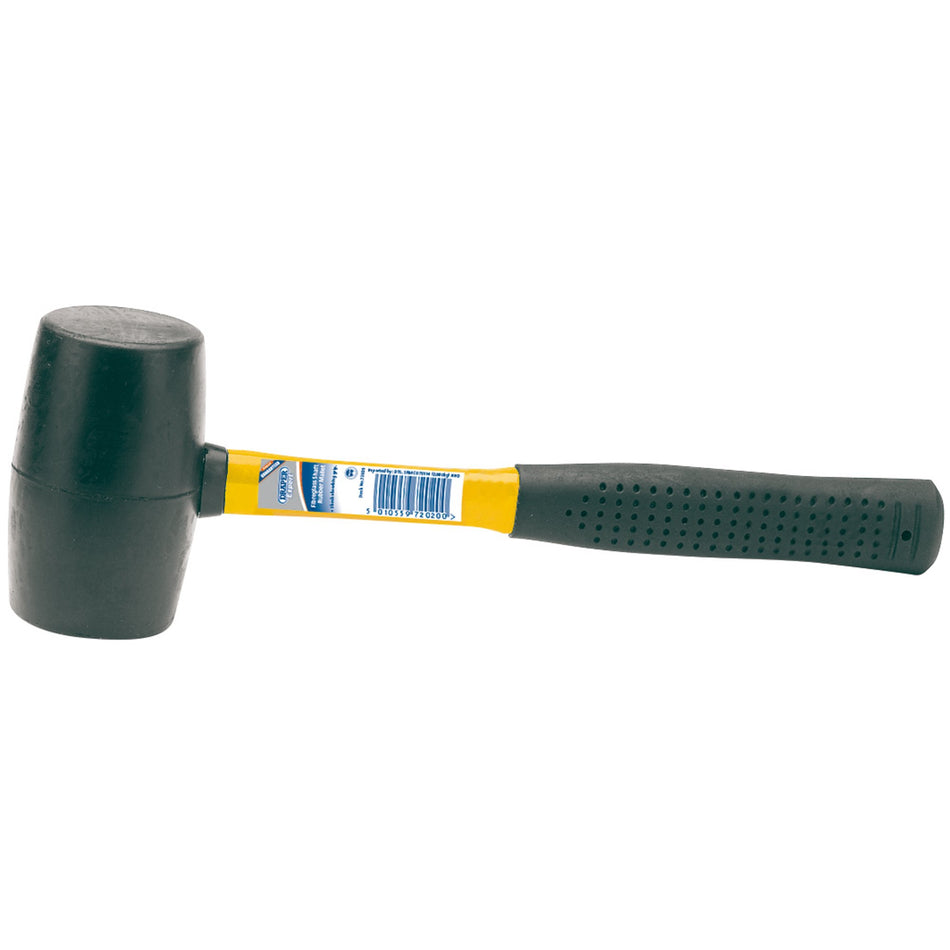 Draper 72020 Rubber Mallet with Fibreglass Shaft, 680g/24oz