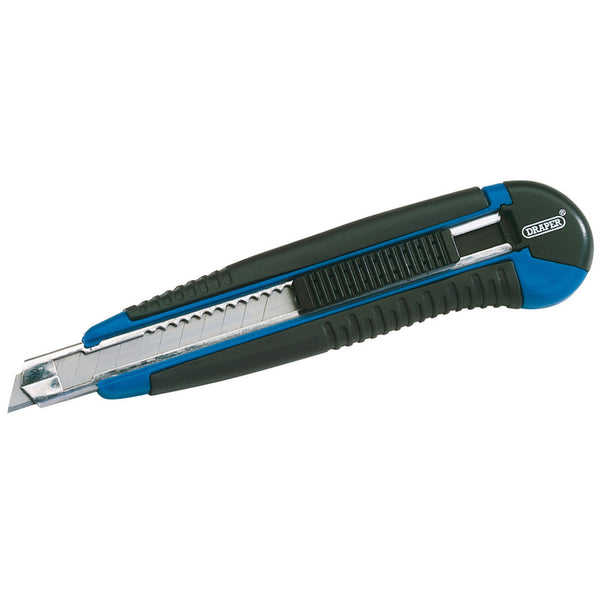 Draper 72145 Retractable Knife with 12 Segment Blade, 9mm