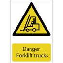 Draper 72360 Danger Forklift Trucks