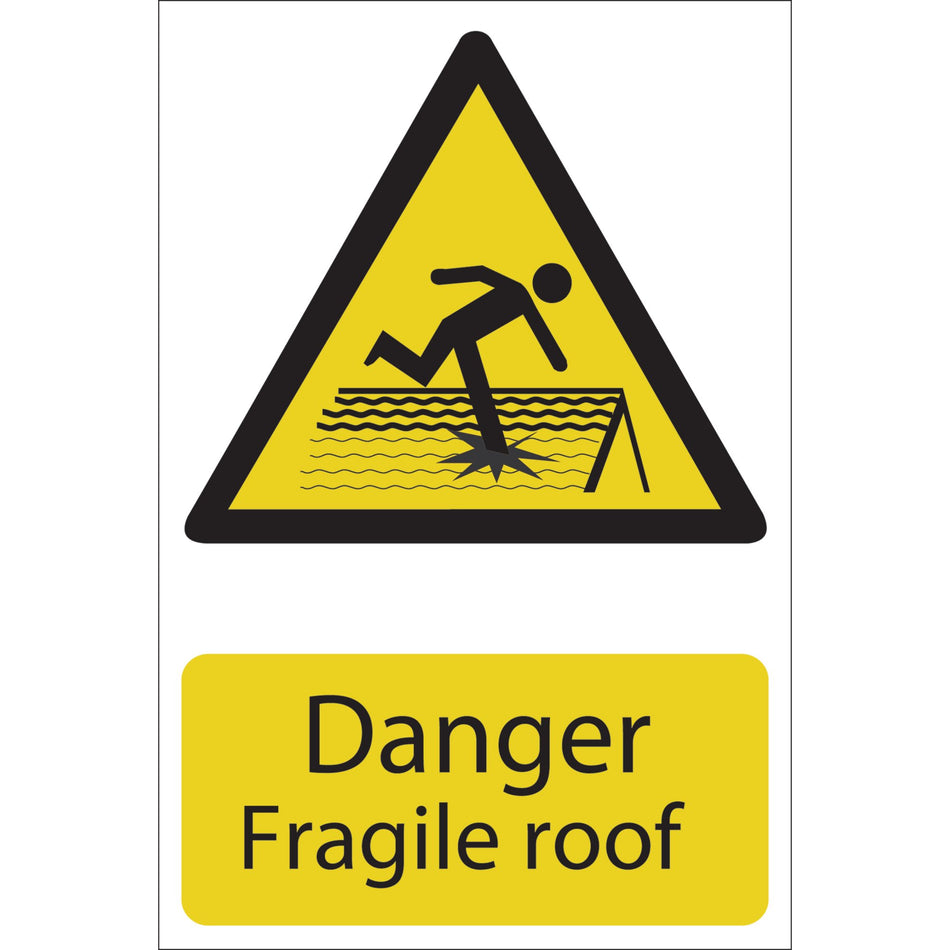 Draper 72395 Danger Fragile Roof