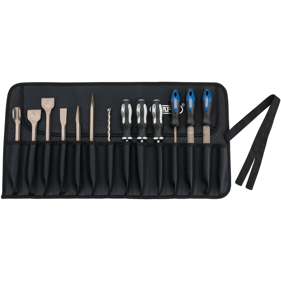 Draper 72977 14 Division PVC Tool Roll