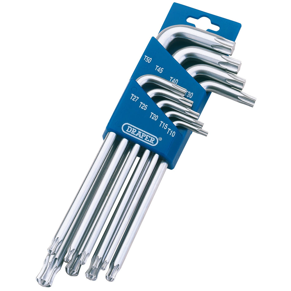 Draper 73035 Draper TX-STAR® 1/2 Ball End Key Set (9 Piece)