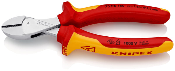 KNIPEX 73 06 160 X-Cut Compact Diagonal Cutter