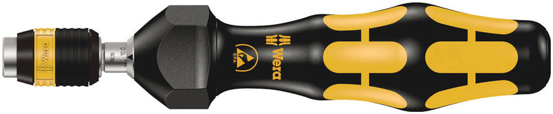 Wera 05074780001 Series 7400 Kraftform ESD adjustable torque screwdrivers (0.1-3.0 Nm) with Rapidaptor quick-release chuck, 7430 ESD x 0.10-0.34 Nm