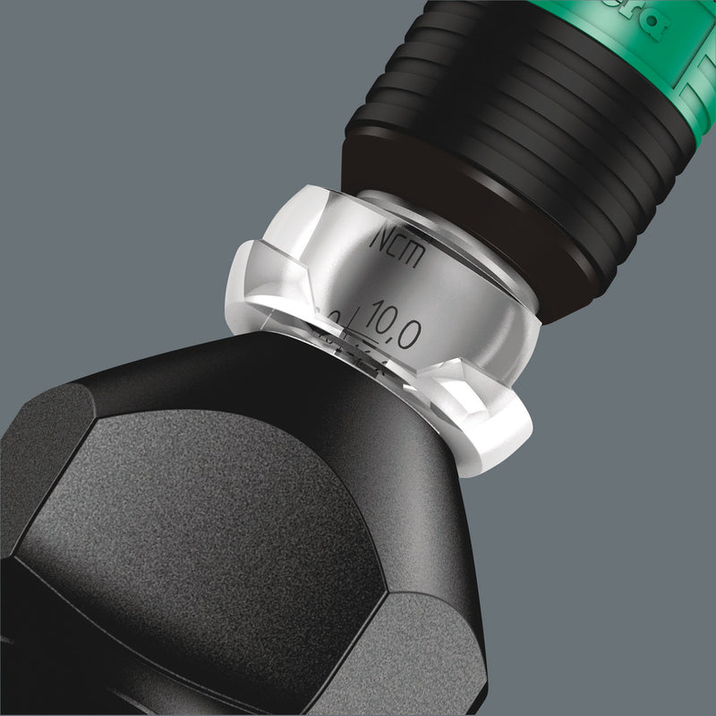Wera 05074774001 Series 7400 Kraftform adjustable torque screwdrivers (0.1-3.0 Nm) with Rapidaptor quick-release chuck, 7432 x 0.90-1.50 Nm
